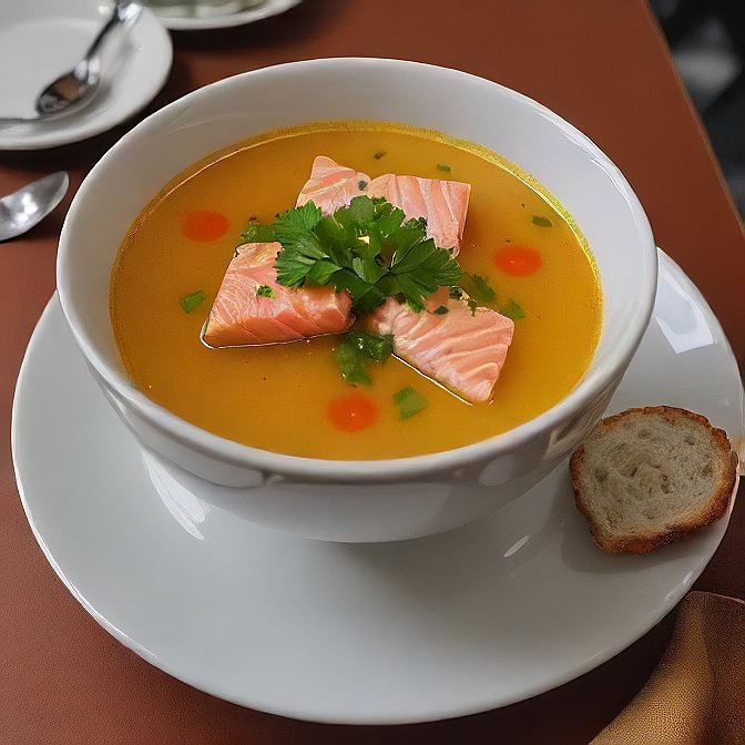 salmon soup